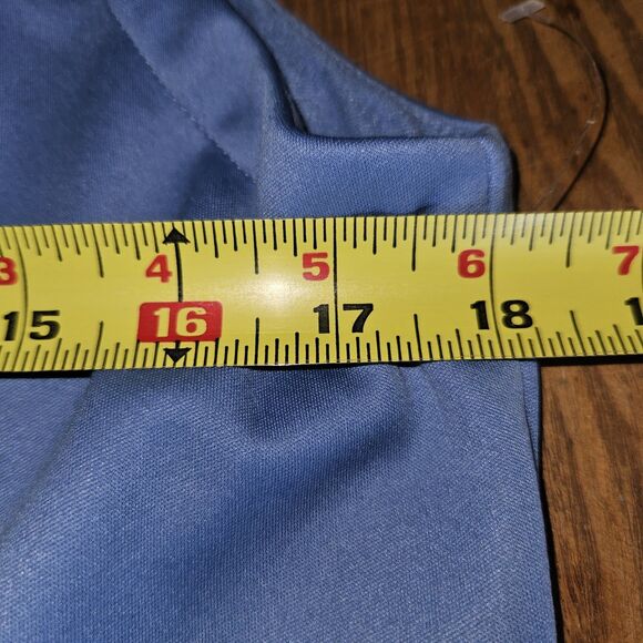 Baleaf Vest Men Medium Blue Full Zip Pockets Performance Hiking Activewear - Picture 6 of 9